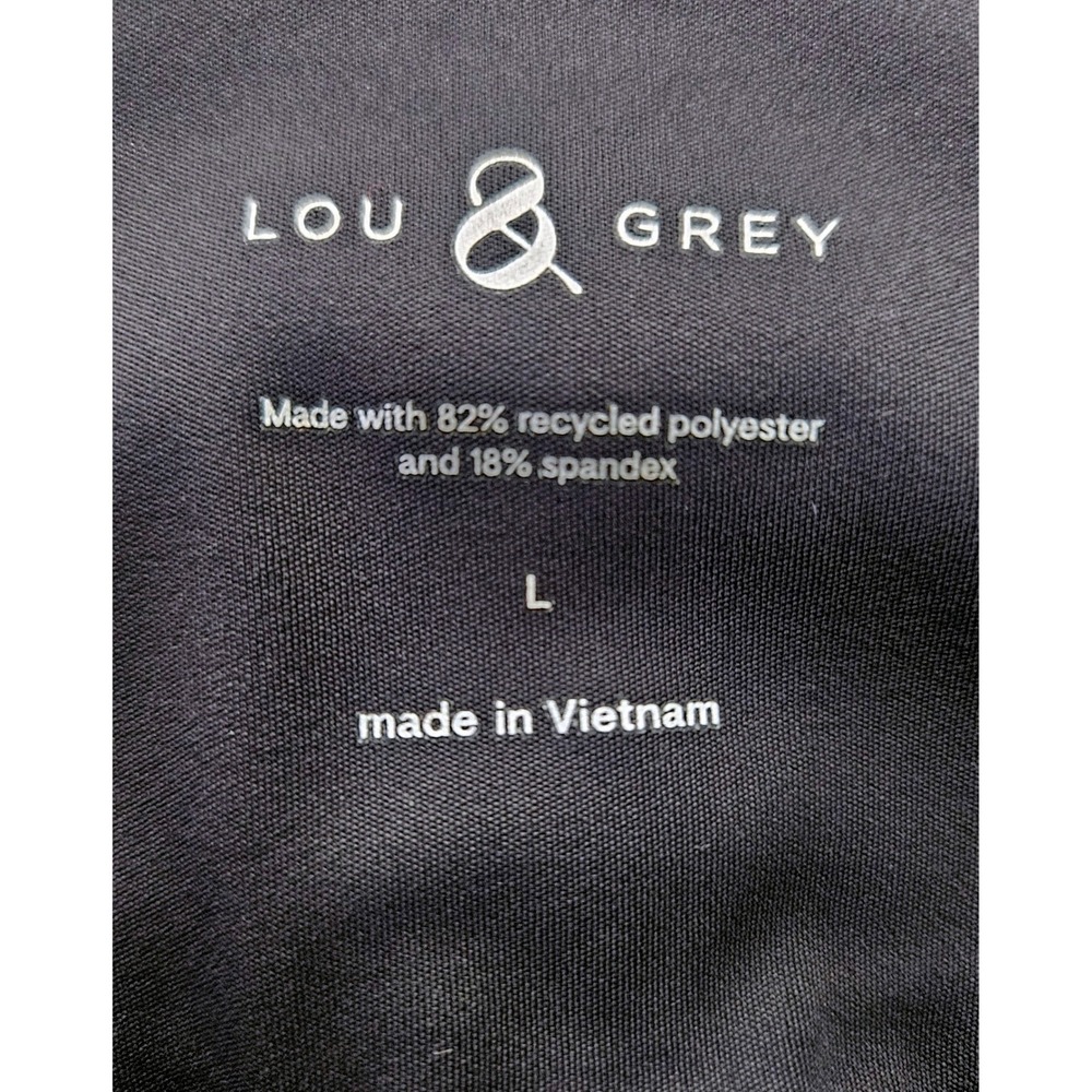 Lou & Grey Black‎ High Rise Leggings Small Recycled Poly Spandex Active Yoga - Picture 3 of 3